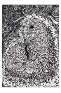 (C) Jonathan La Mantia - God Worm - 11"x17" - print