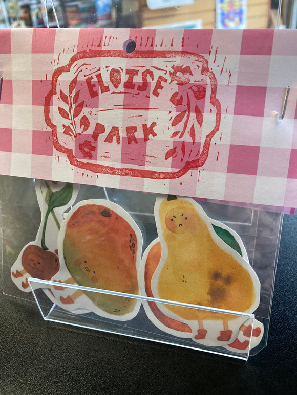 (C) Eloise Park - Fruit Sticker Pack (5 stickers)