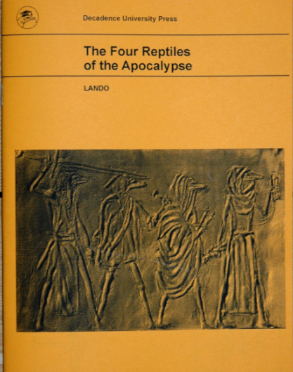 Lando - The Four Reptiles of the Apocalypse - Mini Comic