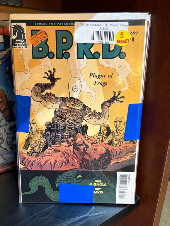 (Full Set Bundle) B.P.R.D.: Plague of Frogs [5 issues]