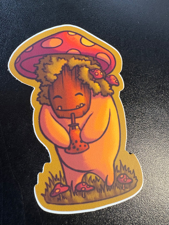 (C) (sticker) Stephen Willey - Mushroom Boi