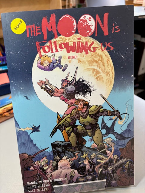 Johnson/Rossmo - The Moon is Following Us v1 (Signed and Remarked, 