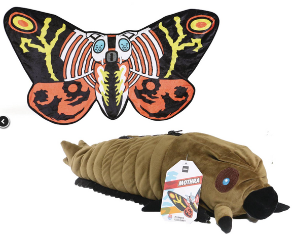 Mothra - pillow and blanket