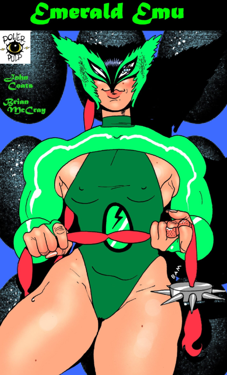 John Coats & Brian McCray - Emerald Emu - newsprint comic