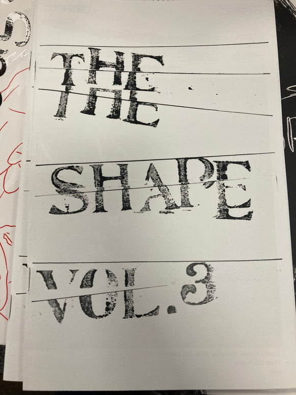 (C) Todd Miller - The Shape vol. 3 - zine