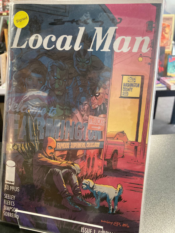 (Back Issue) Local Man #1 CVR A (Signed, Seeley) - Comic Book