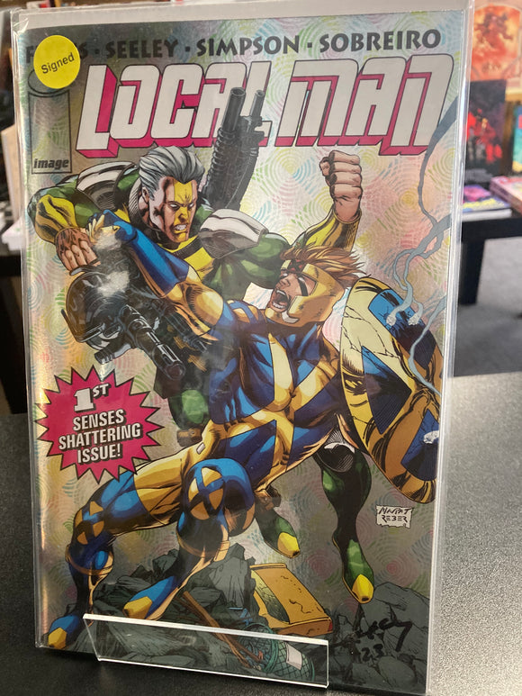 (Back Issue) Local Man #1 CVR C Foil (Signed, Seeley) - Comic Book