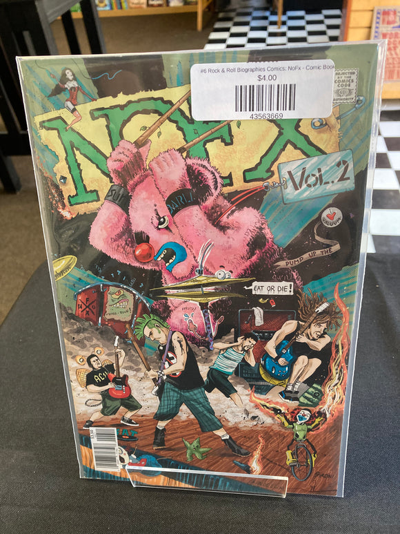 (Back Issue) #6 Rock & Roll Biographies Comics: NoFx - Comic Book