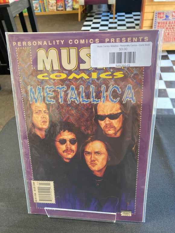 (Back Issue) Music Comics: Metallica - Personality Comics - Comic Book