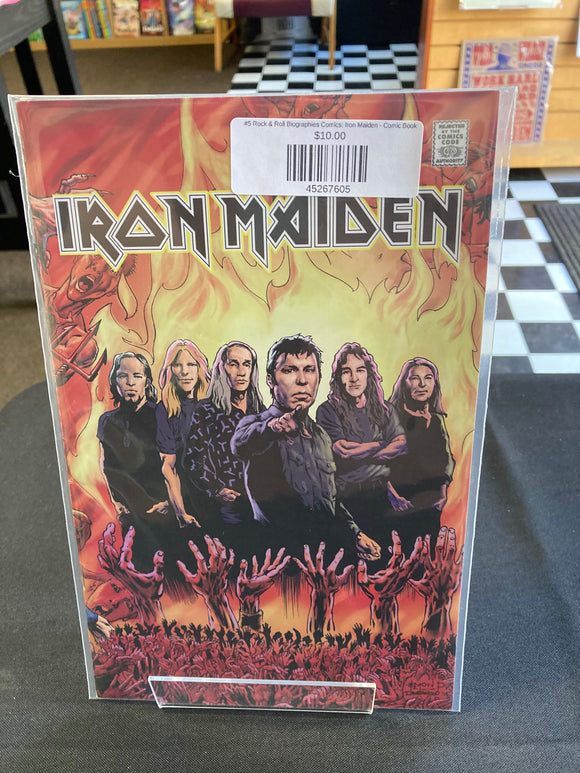 (Back Issue) #5 Rock & Roll Biographies Comics: Iron Maiden - Comic Book