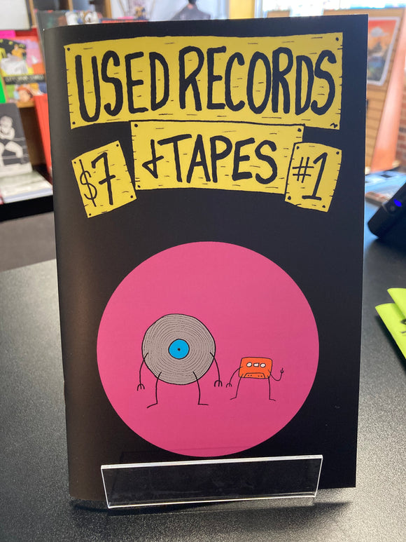 (C) Chris Auman - Used Records & Tapes #1 - Mini Comic