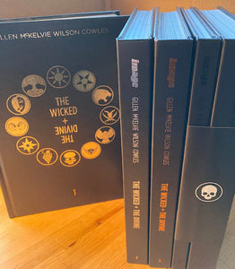 Out-of-Print  - GILLEN (W) MCKELVIE (A) - THE WICKED AND THE DIVINE - FULL SET, BOOKS 1-4 (+ SUPPLEMENTAL BOOK) HARDCOVER EDITIONS